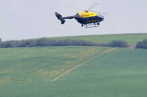 26 April 2020 - 11-07-43 
And just time for another little pirouette over Hoodown
----------------------
Devon & Cornwall police helicopter G-DCPB